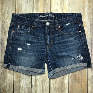 American Eagle Midi Jean Shorts Sz 6